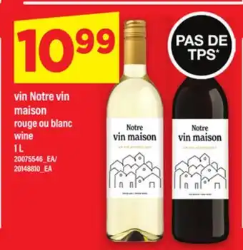 Maxi VIN NOTRE VIN MAISON, 1 L offer