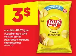 Maxi CROUSTILLES, 177-235 G OU POPPABLES, 130 G LAY'S offer