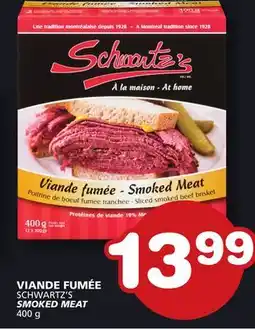 Marches Tradition SCHWARTZ'S SMOKED MEAT offer