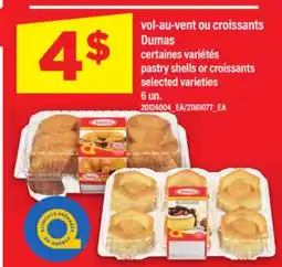 Maxi VOL-AU-VENT OU CROISSANTS DUMAS,6 un offer