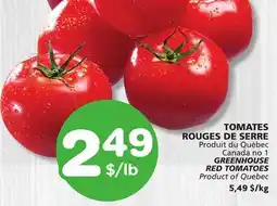 Marches Tradition GREENHOUSE RED TOMATOES offer