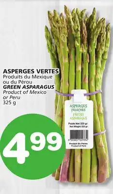 Marches Tradition GREEN ASPARAGUS offer