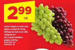 Maxi RAISINS ROUGES OU VERTS SANS PÉPINS offer