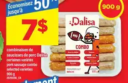 Maxi COMBINAISON DE SAUCISSES DE PORC DALISA, 900 G offer