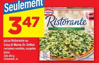 Maxi PIZZA RISTORANTE OU CASA DI MAMA DR. OETKER, 320-410 G offer