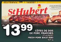 Marches Tradition ST-HUBERT FRESH PORK BACK RIBS offer