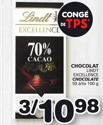 Marches Tradition LINDT EXCELLENCE CHOCOLATE offer