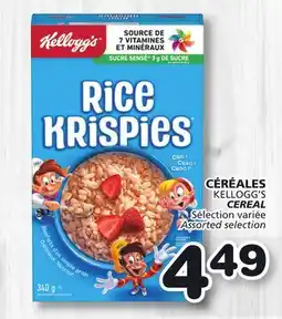 Marches Tradition KELLOGG'S CEREAL offer