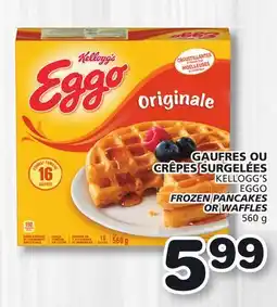 Marches Tradition KELLOGG'S EGGO FROZEN PANCAKES OR WAFFLES offer