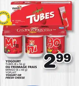 Marches Tradition MINIGO (6 x 60 g) YOPLAIT YOGURT OR FRESH CHEESE offer