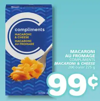 Marches Tradition COMPLIMENTS MACARONI & CHEESE offer