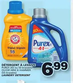 Marches Tradition ARM & HAMMER (43 or 50) OR PUREX LAUNDRY DETERGENT (55) offer