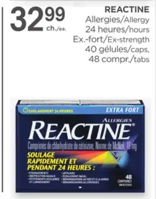 Proxim REACTINE Allergy offer