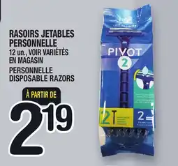 Marche Ami RASOIRS JETABLES PERSONNELLE | PERSONNELLE DISPOSABLE RAZORS offer