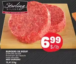 Marché Bonichoix STERLING SILVER From shoulder BEEF BURGERS offer