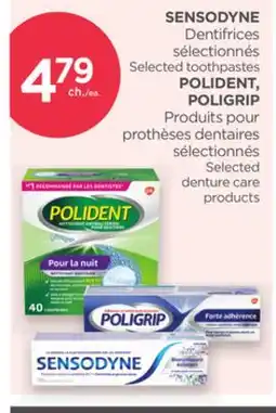 Proxim SENSODYNE, POLIDENT or POLIGRIP Selected toothpastes offer