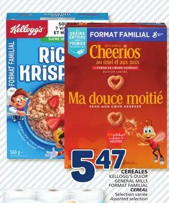 Marché Bonichoix KELLOGG'S OR GENERAL MILLS CEREAL offer