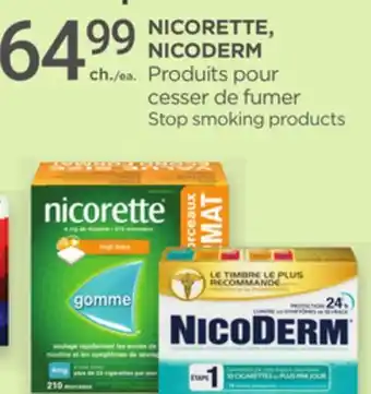 Proxim NICORETTE, NICODERM offer