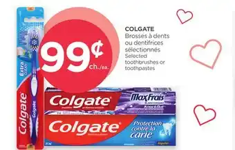 Proxim COLGATE Selected toothbrushes or toothpastes offer