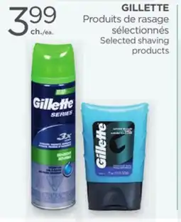 Proxim GILLETTE Selected shaving products offer