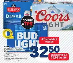 Marché Bonichoix BUD LIGHT, COORS LIGHT offer