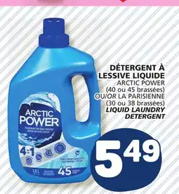 Marché Bonichoix ARCTIC POWER OR LA PARISIENNE LIQUID LAUNDRY DETERGENT offer