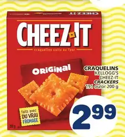 Marché Bonichoix KELLOGG'S CHEEZ-IT CRACKERS offer