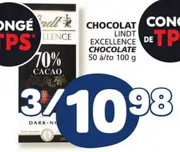 Marché Bonichoix LINDT EXCELLENCE CHOCOLATE offer