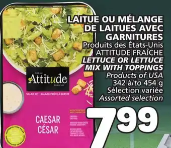 Marché Bonichoix ATTITUDE MIX WITH TOPPINGS offer