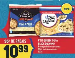 Marché Adonis P'TIT QUÉBEC OU BLACK DIAMOND Fromage râpé | Shredded cheese offer