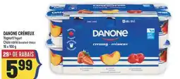 Marché Adonis DANONE CRÉMEUX YOGOURT | YOGURT offer