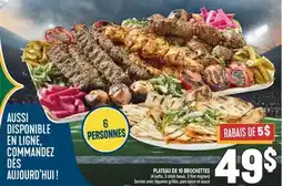 Marché Adonis PLATEAU DE 10 BROCHETTES offer