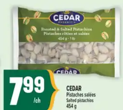 Marché Adonis CEDAR PISTACHES SALÉES | SALTED PISTACHIOS offer