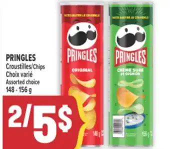 Marché Adonis PRINGLES CROUSTILLES | PRINGLES CHIPS offer