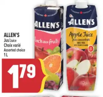 Marché Adonis ALLEN'S JUS | JUICE offer