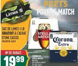 Marché Adonis CORONA OU STELLA ARTOIS BIÈRE | BEER offer