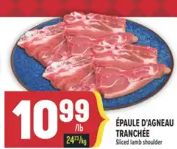 Marché Adonis ÉPAULE D'AGNEAU TRANCHÉE | SLICED LAMB SHOULDER offer