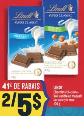 Marché Adonis LINDT CHOCOLATS | CHOCOLATES offer