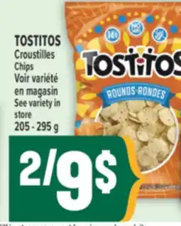 Marché Adonis TOSTITOS CROUSTILLES | CHIPS offer