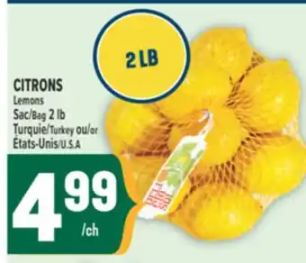 Marché Adonis CITRONS | LEMONS offer