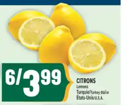 Marché Adonis CITRONS | LEMONS offer