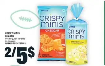 Super C CRISPY MINIS QUAKER | QUAKER CRISPY MINIS offer