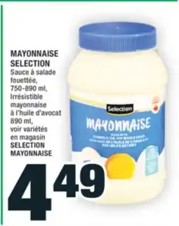 Super C MAYONNAISE SELECTION |SELECTION MAYONNAISE offer