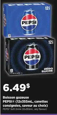 Super C BOISSON GAZEUSE PEPSI | PEPSI SOFT DRINK offer