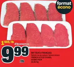 Super C BIFTECKS FRANÇAIS | FRENCH STYLE STEAKS, ECONO PACK offer