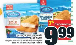 Super C FILETS DE POISSON PANÉS BLUE WATER | BLUE WATER BREADED FISH FILLETS offer