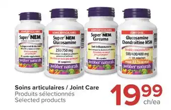 Jean Coutu WEBBER NATURAL Joint Care Selected products offer