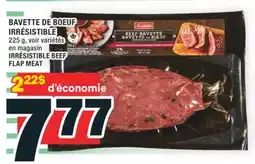 Super C BAVETTE DE BOEUF IRRÉSISTIBLE | IRRÉSISTIBLE BEEF FLAP MEAT offer