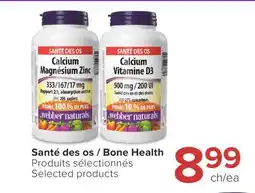 Jean Coutu WEBBER NATURALS Bone Health offer