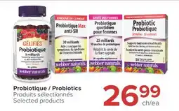 Jean Coutu WEBBER NATURALS Probiotics Selected products offer